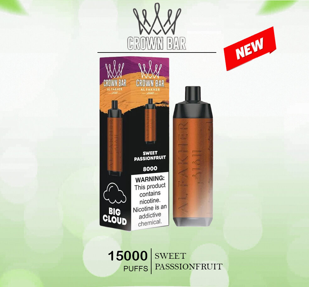 ALFAKHER CROWN BAR - SWEET PASSSIONFRUIT - 15000 PUFFS