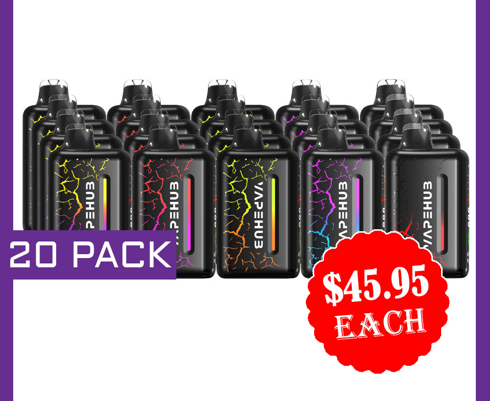 VAPEHUB 20000 PUFFS - 20 PACK